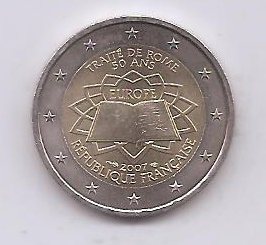 FRANCIA DEL AÑO 2007 DE 2 EUROS CONMEMORATIVAS